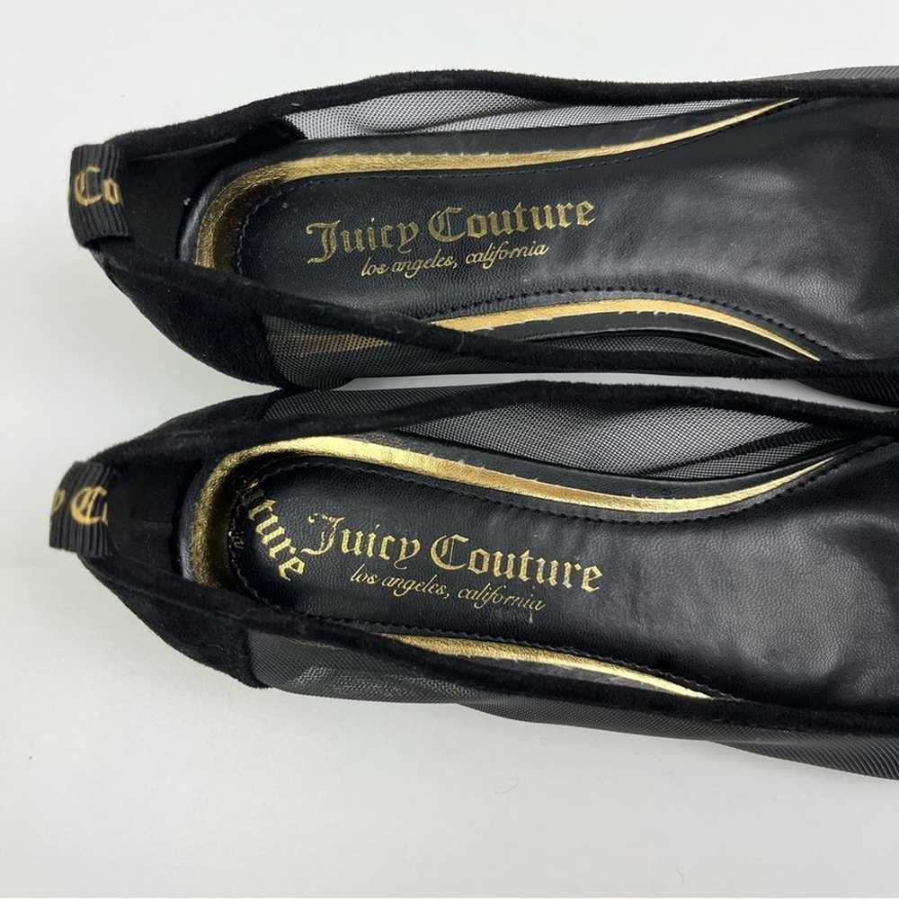 Juicy Couture • Penny Black Mesh Flats - image 7