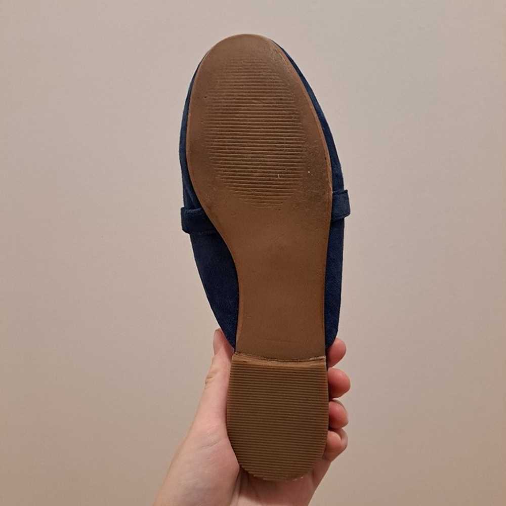 Franco Sarto Dolly Blue Suede Open Heel Slip On L… - image 7