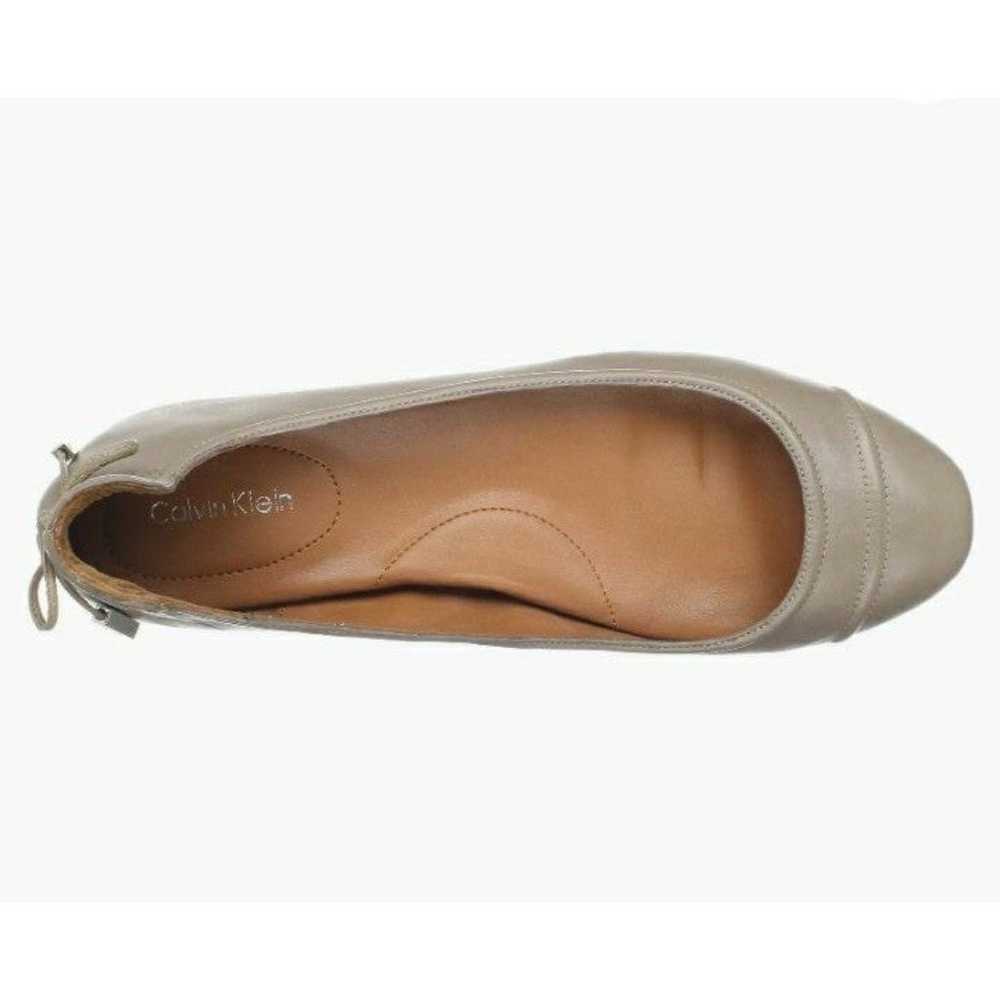 CALVIN KLEIN Flats LEATHER shoes SZ 5.5 - 6 WOMENS - image 4