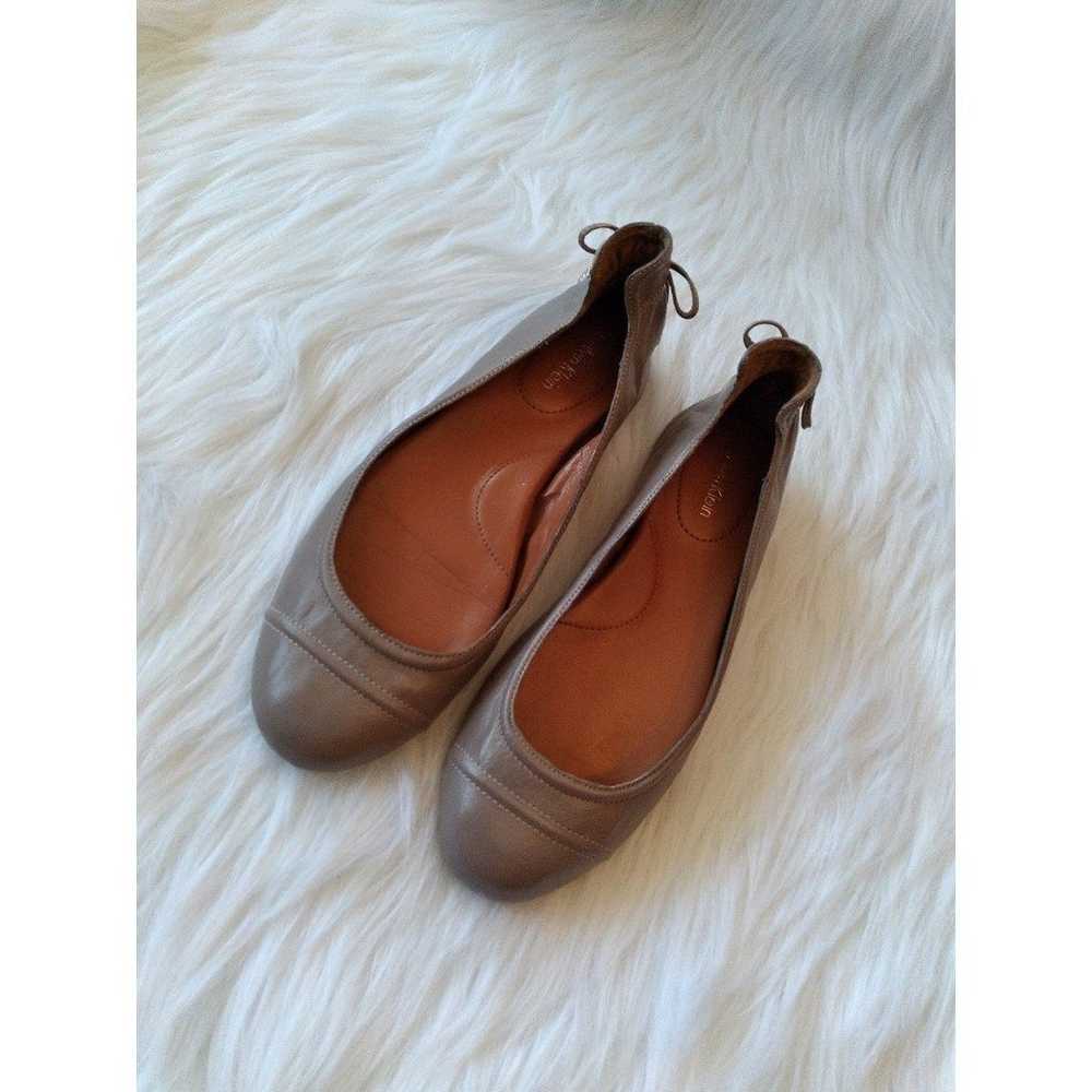 CALVIN KLEIN Flats LEATHER shoes SZ 5.5 - 6 WOMENS - image 7