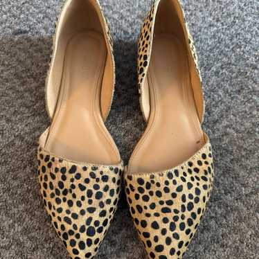 J. crew leopard flats