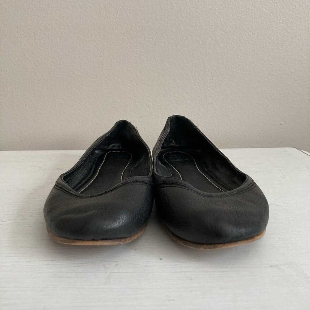 Frye Womens Carson Black Leather Ballet Flats Wom… - image 2