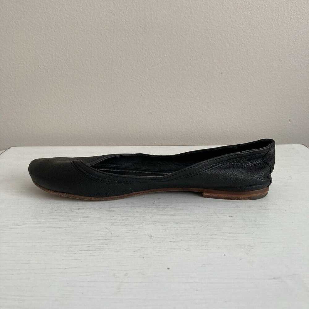 Frye Womens Carson Black Leather Ballet Flats Wom… - image 3