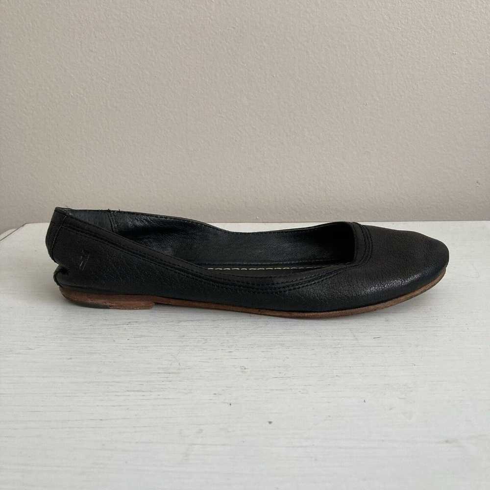 Frye Womens Carson Black Leather Ballet Flats Wom… - image 4