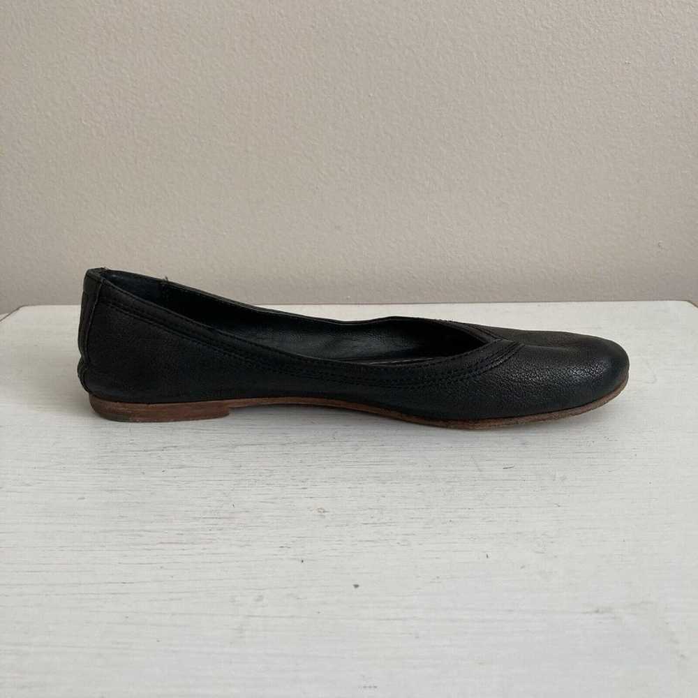 Frye Womens Carson Black Leather Ballet Flats Wom… - image 6