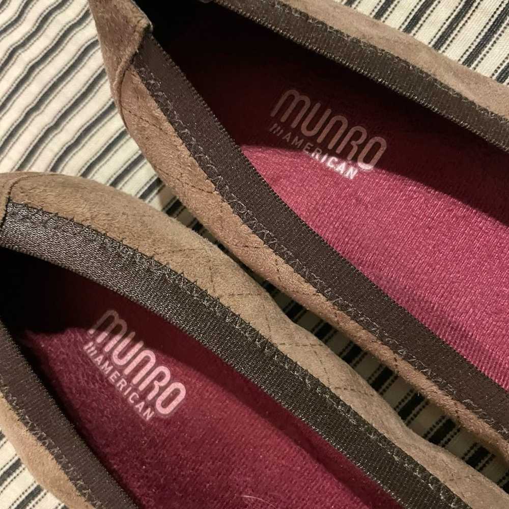 Munro American Quilted Suede Flats - image 3