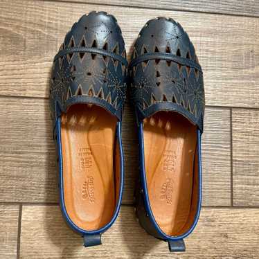 Spring Step Fusaro Leather Flats Size 38/7.5