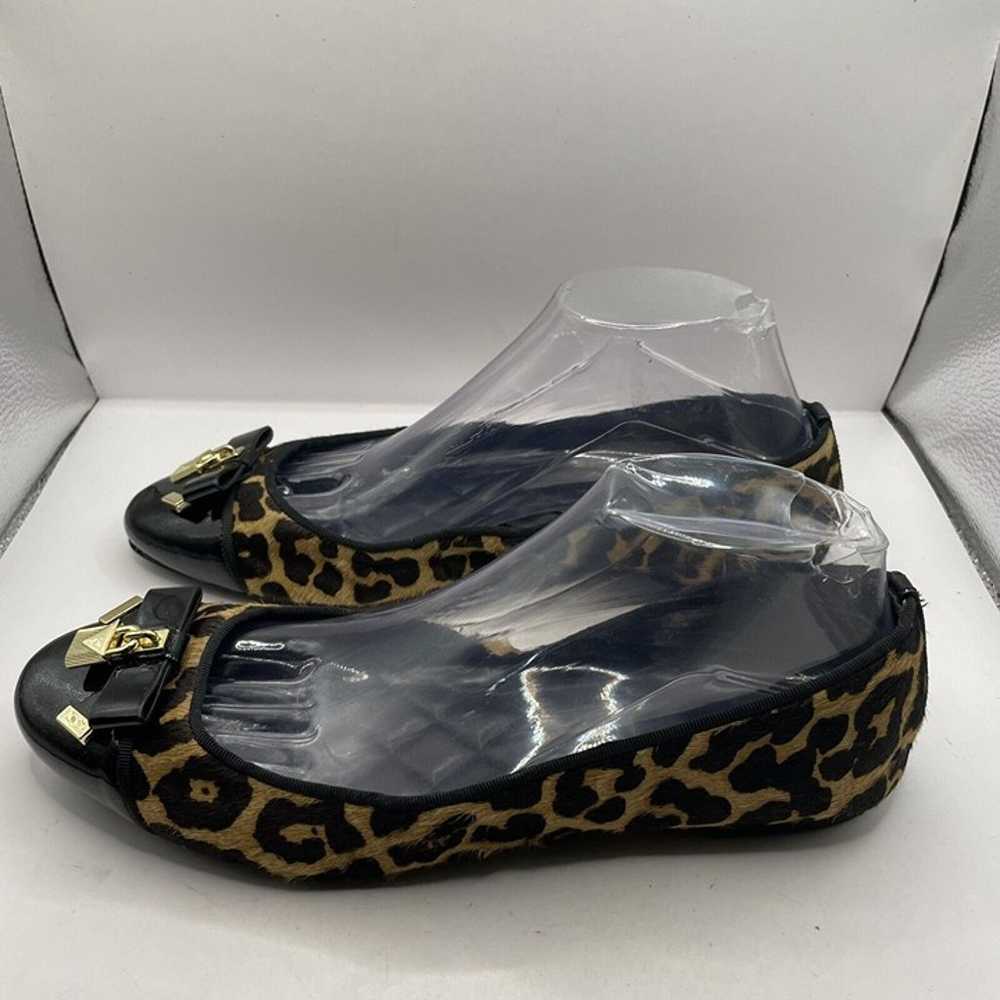 MICHAEL KORS Alice Ballet Flats size 9.5M cheetah… - image 3