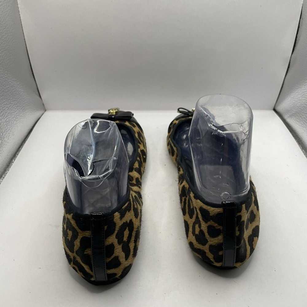 MICHAEL KORS Alice Ballet Flats size 9.5M cheetah… - image 4