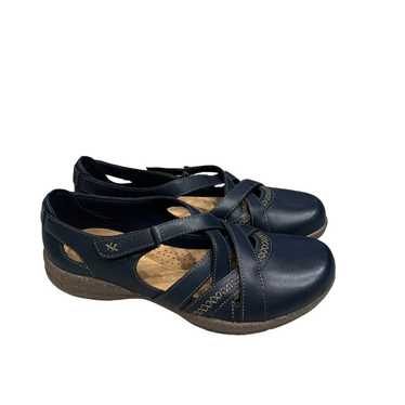 Clark’s Women’s Roseville Mary Jane Navy Flats - … - image 1