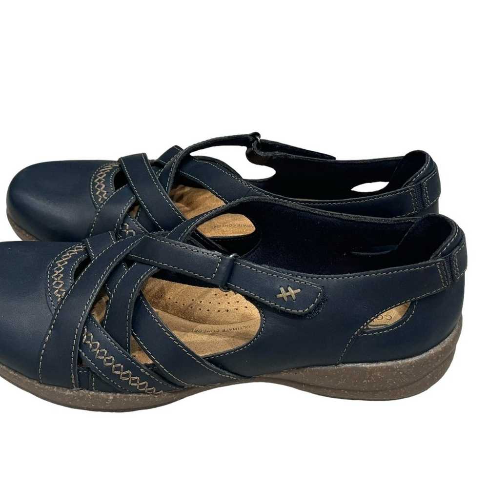 Clark’s Women’s Roseville Mary Jane Navy Flats - … - image 3