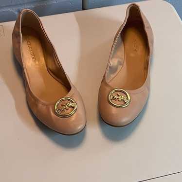 COACH BAILEY BALLET FLATS PALE PINK WOMEN SIZE 11 - image 1