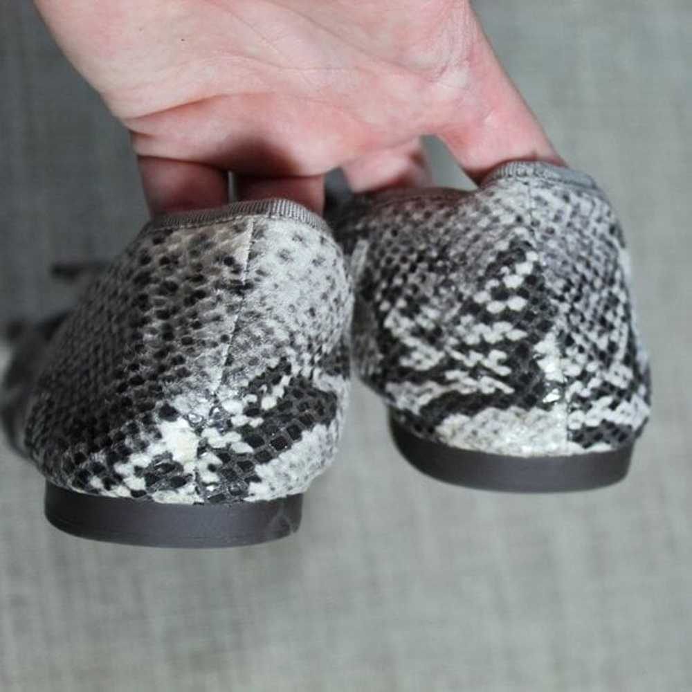 Jessica Simpson Manie Grey Snakeskin Ballet-style… - image 5