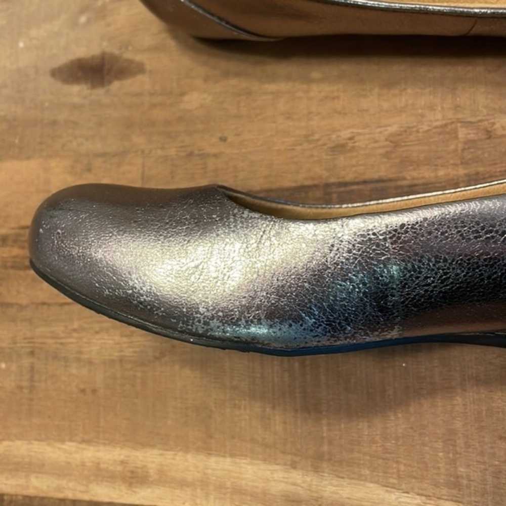 Softwalk Metallic Ballet Flats - image 4