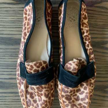 Vince Camuto Calfhair Leopard Loafers