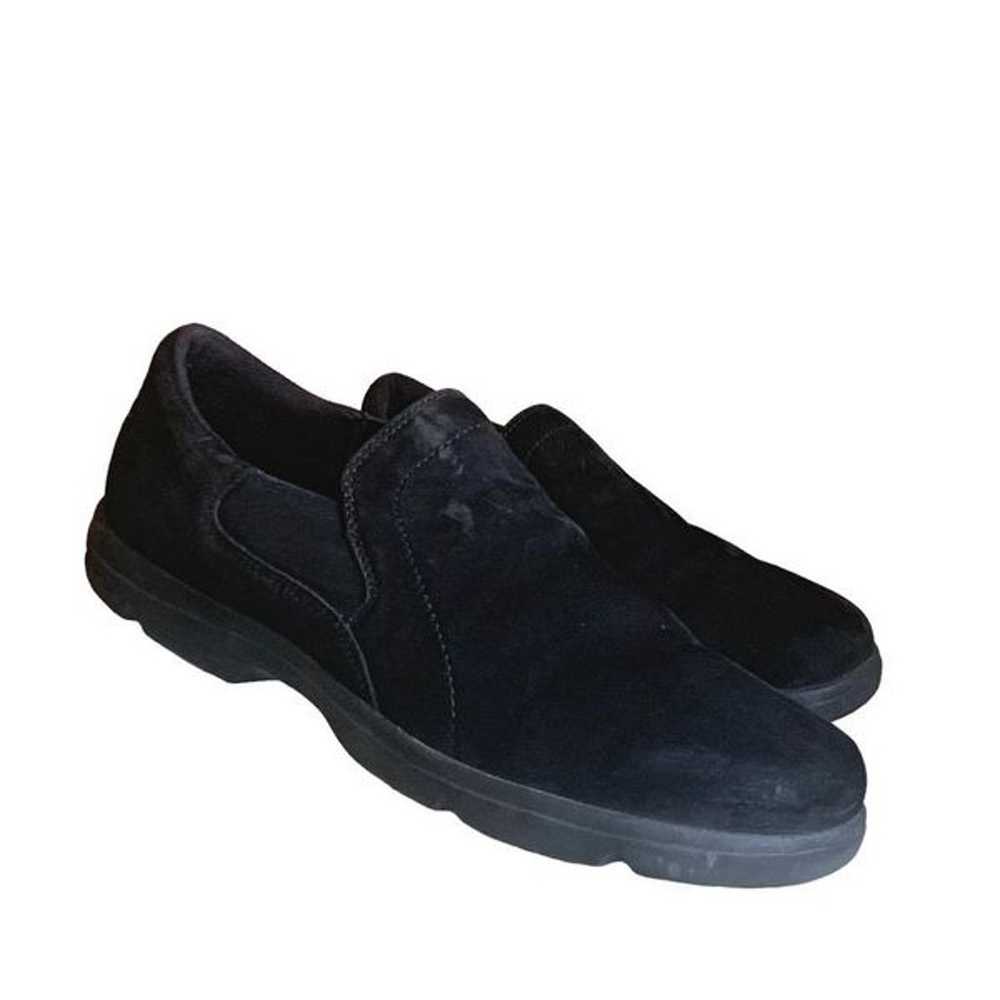 Rockport Black Brushed Suede Leather Slip on Loaf… - image 8