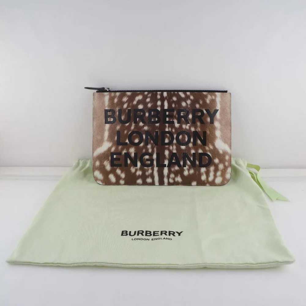 Burberry Leather clutch bag - image 6