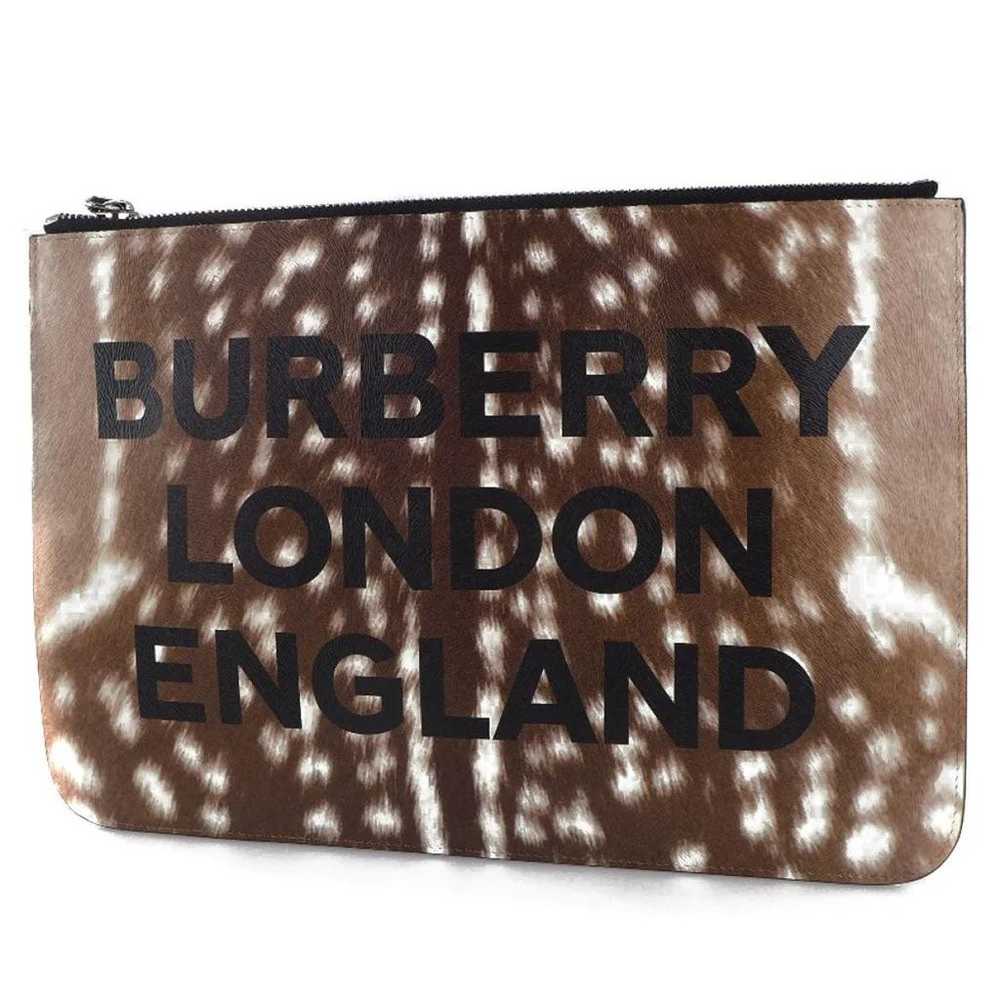 Burberry Leather clutch bag - image 8