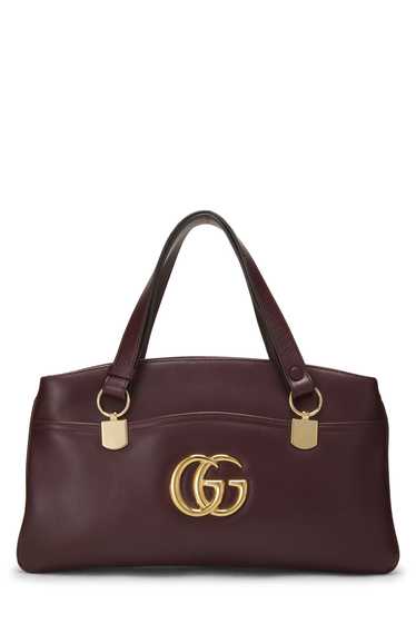 Burgundy GG Leather Arli Shoulder Bag - image 1