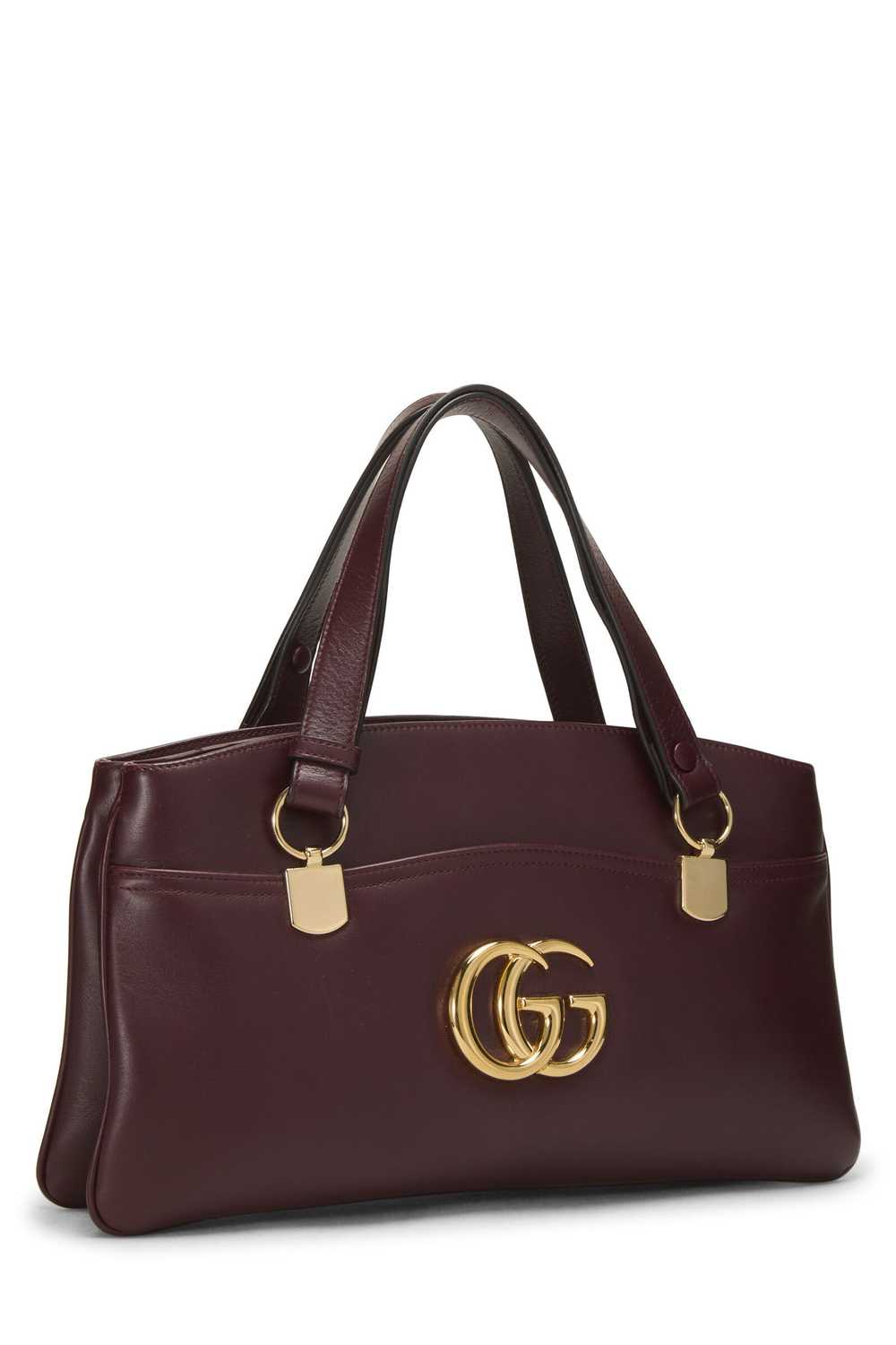 Burgundy GG Leather Arli Shoulder Bag - image 2