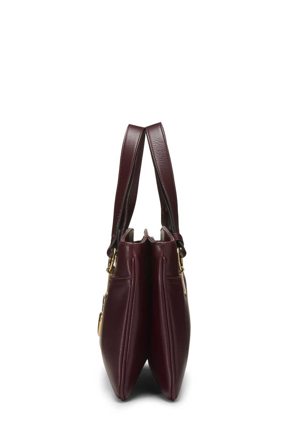 Burgundy GG Leather Arli Shoulder Bag - image 3