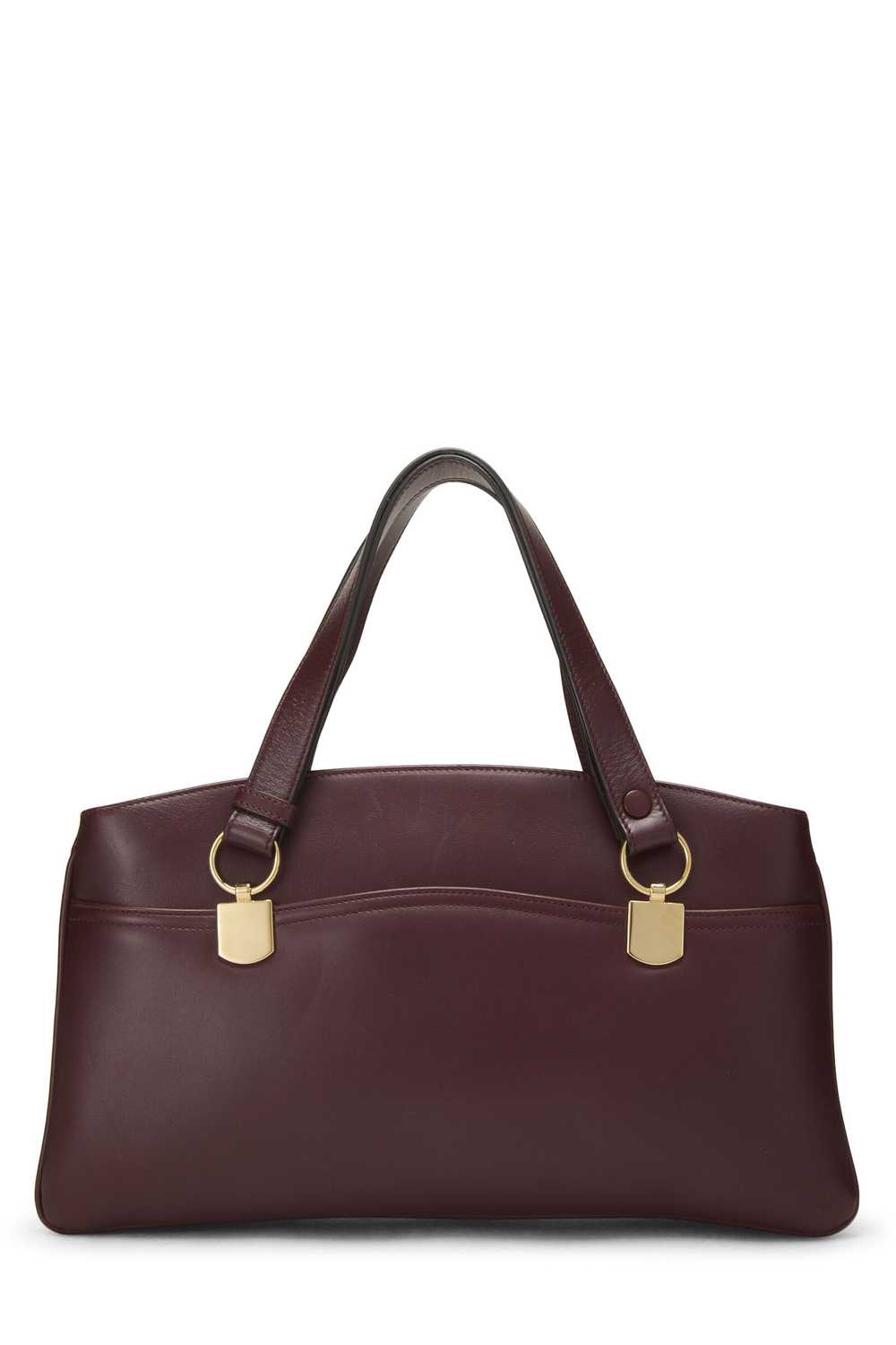 Burgundy GG Leather Arli Shoulder Bag - image 4