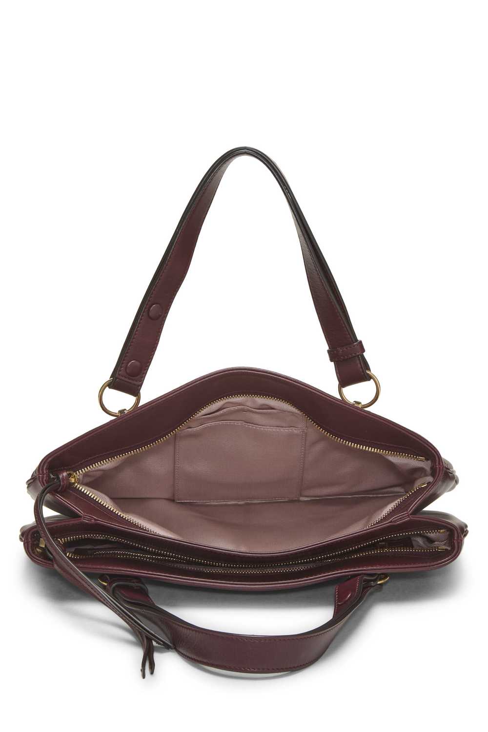 Burgundy GG Leather Arli Shoulder Bag - image 6