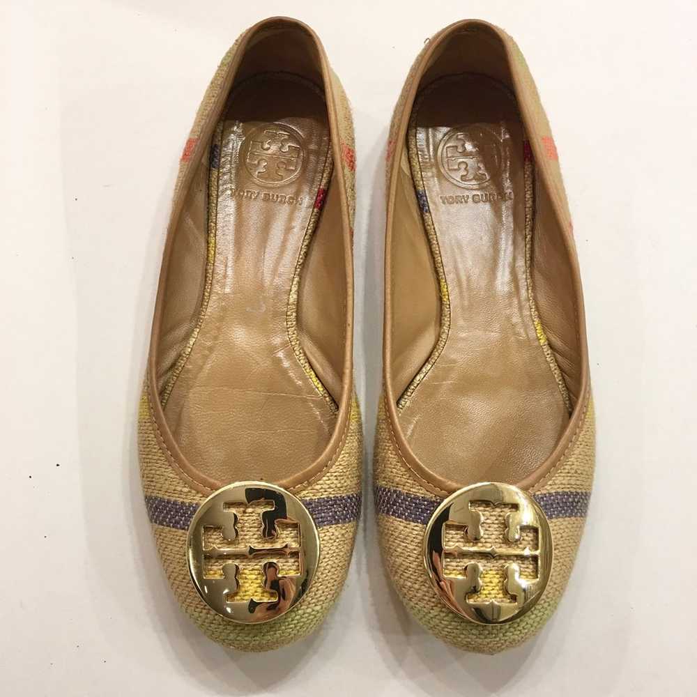 Tory Burch fun Rainbow Flats Size 7 - image 2