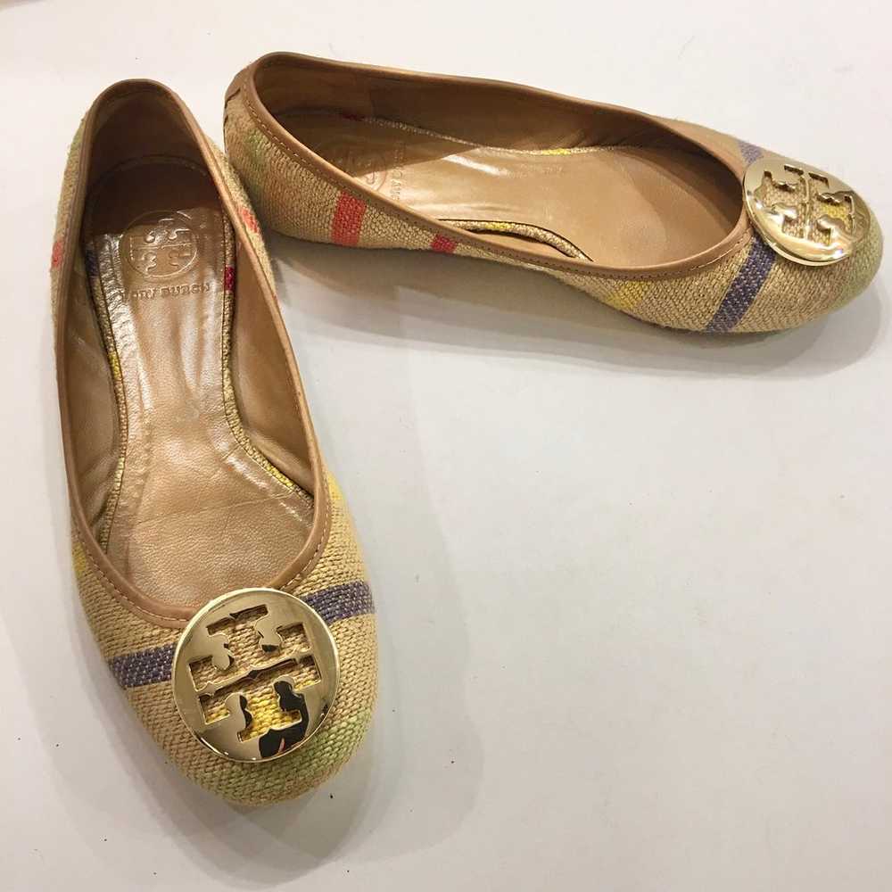 Tory Burch fun Rainbow Flats Size 7 - image 3