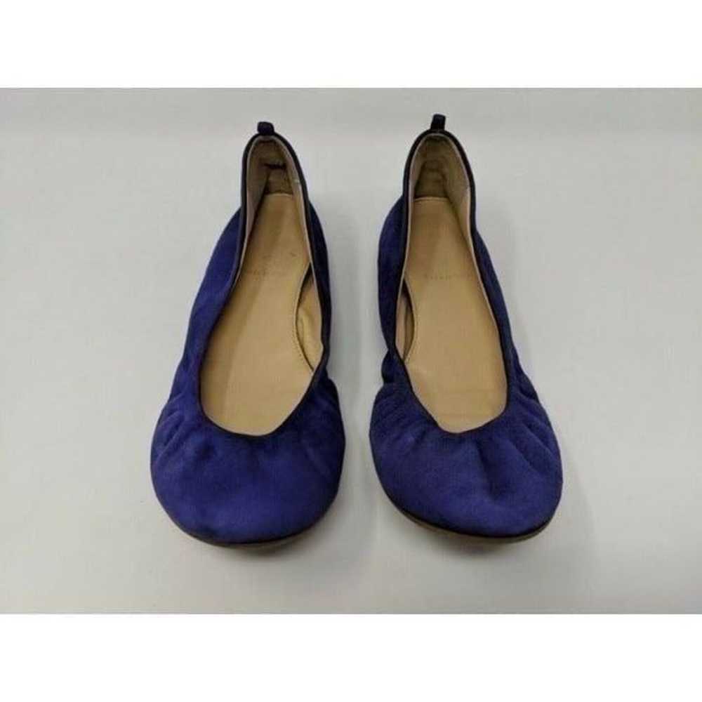 J.CREW ANYA PURPLE SUEDE BALLET FLATS SLIP ON WOM… - image 2