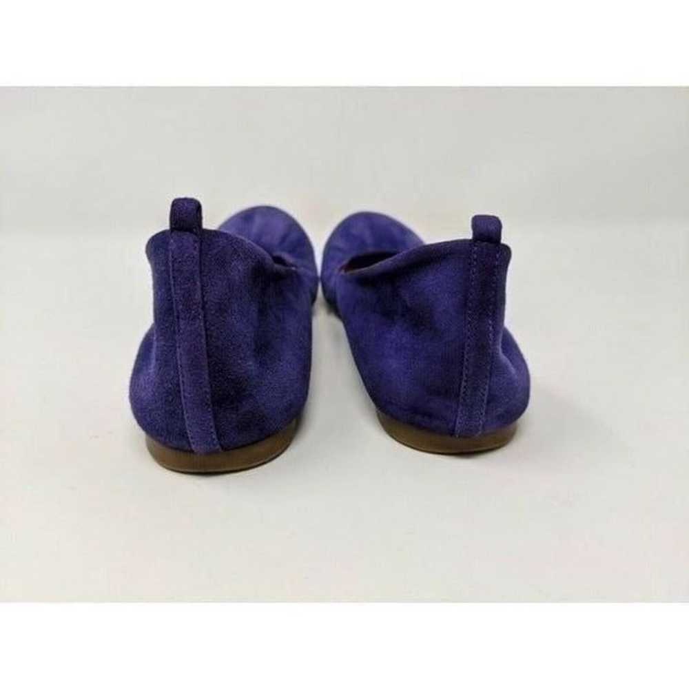 J.CREW ANYA PURPLE SUEDE BALLET FLATS SLIP ON WOM… - image 3