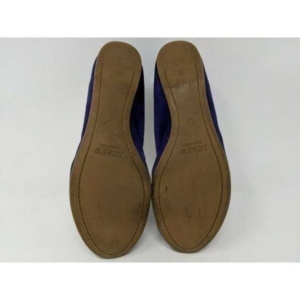 J.CREW ANYA PURPLE SUEDE BALLET FLATS SLIP ON WOM… - image 6