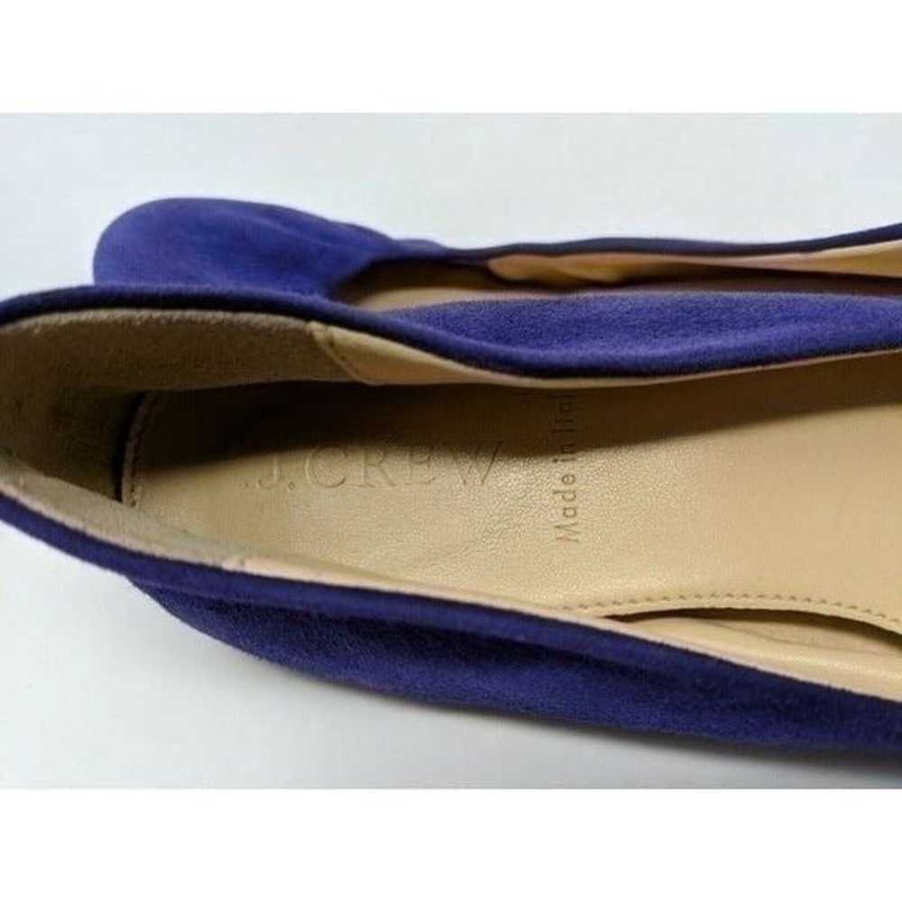 J.CREW ANYA PURPLE SUEDE BALLET FLATS SLIP ON WOM… - image 8