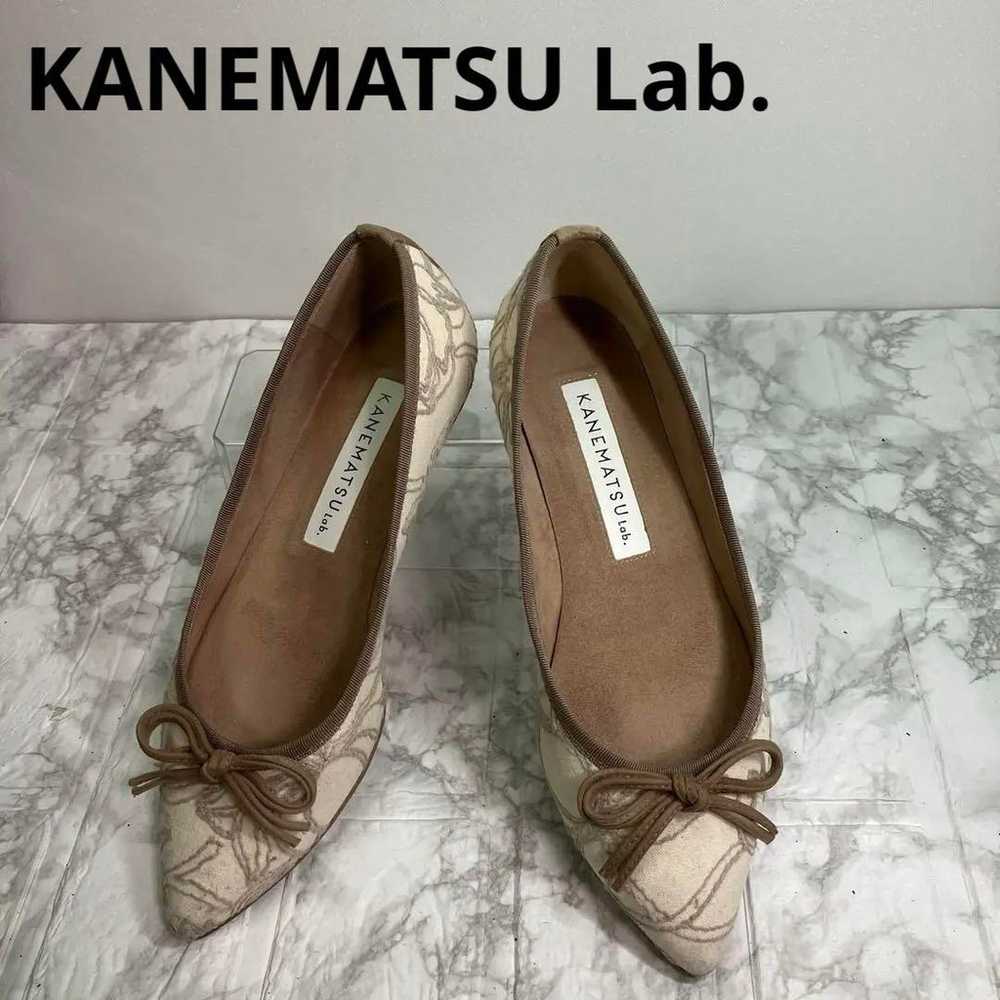 KANEMATSU Lab. Flat Shoes 23cm Beige - image 1