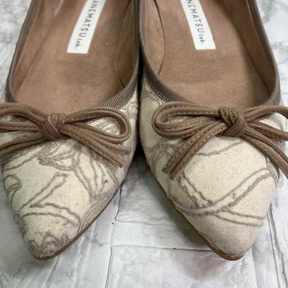 KANEMATSU Lab. Flat Shoes 23cm Beige - image 4