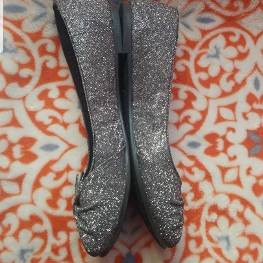 PocketDog Silver Glitter Flats - image 3