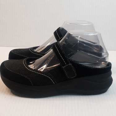 White Mountain Footbeds Black Slip On Mary Jane M… - image 1