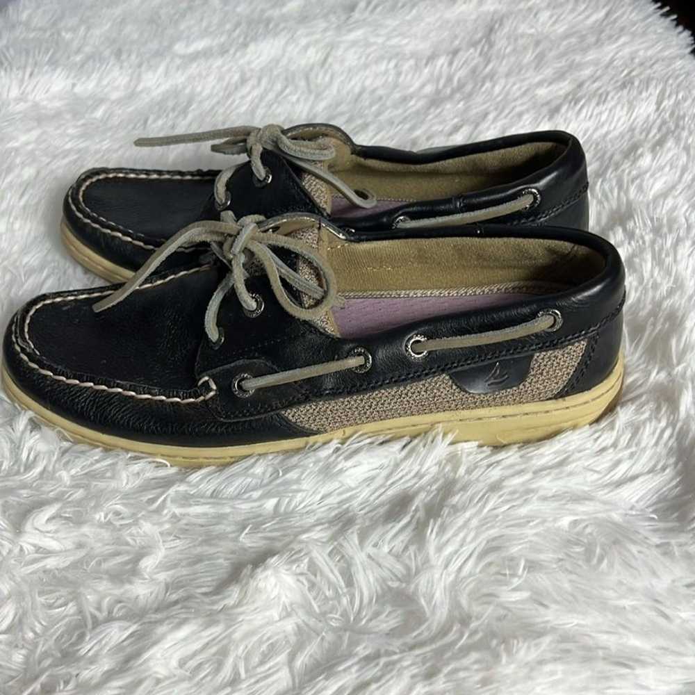 Sperry Mountrek Navy Blue Leather & Mesh Boat Dec… - image 6