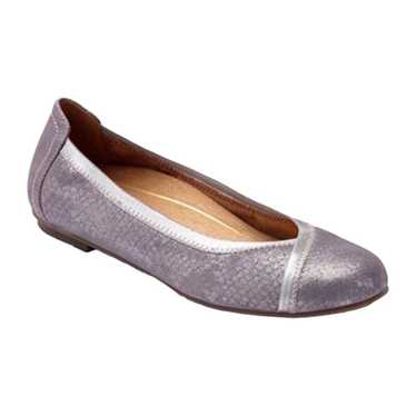 Vionic Caroll Metallic Lavender Pastel Slip On Ba… - image 1