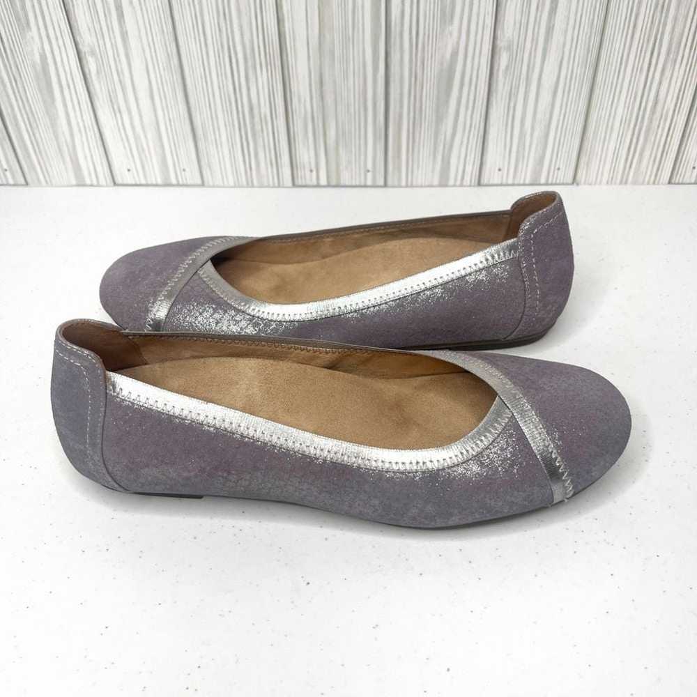 Vionic Caroll Metallic Lavender Pastel Slip On Ba… - image 3