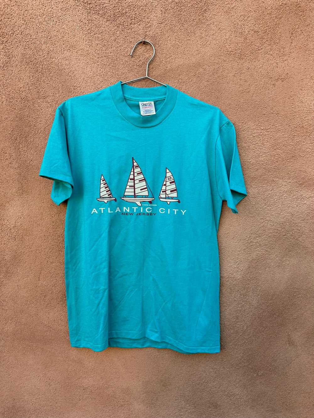 Atlantic City New Jersey Sailboat T-shirt - image 1