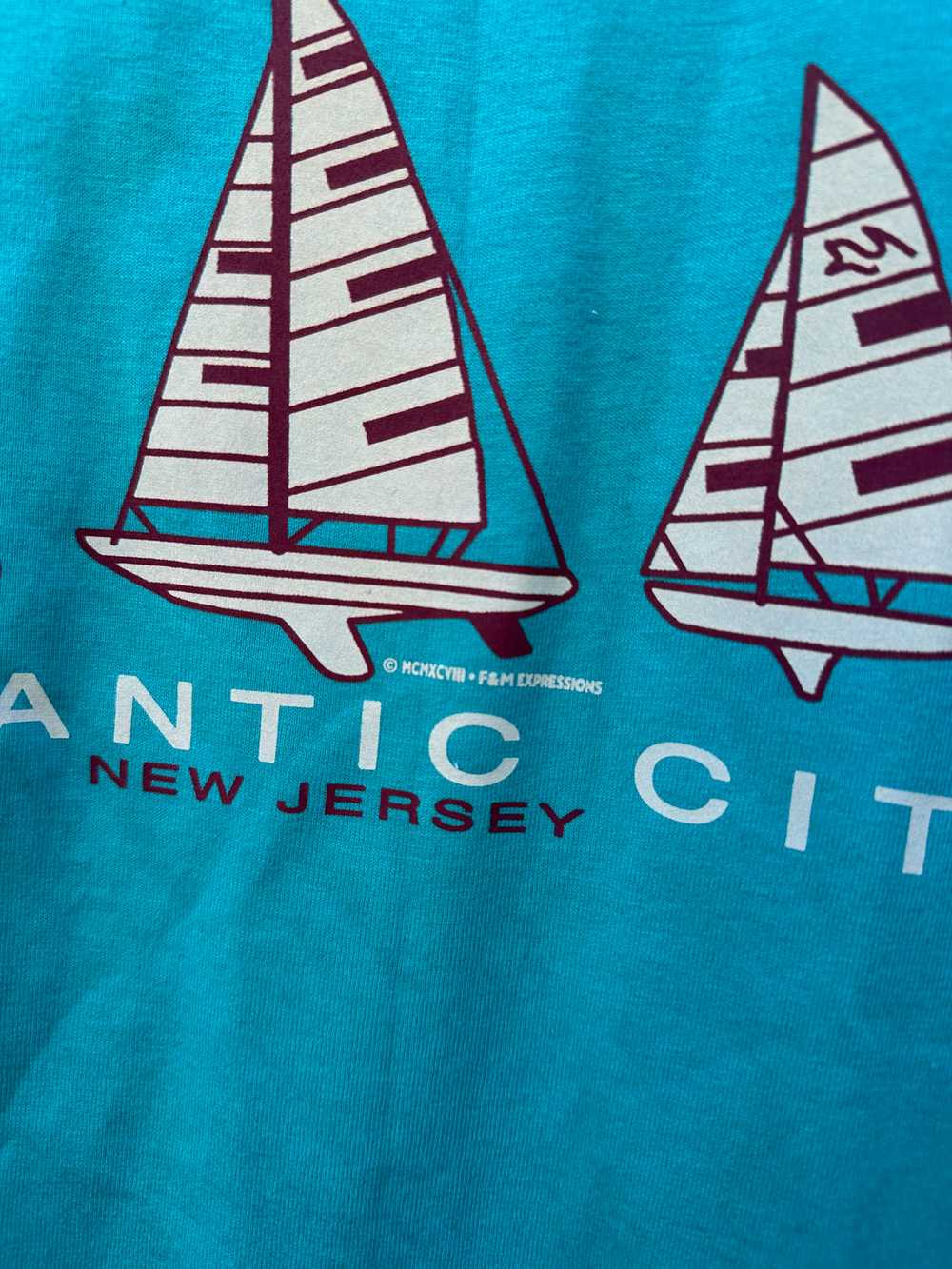 Atlantic City New Jersey Sailboat T-shirt - image 2