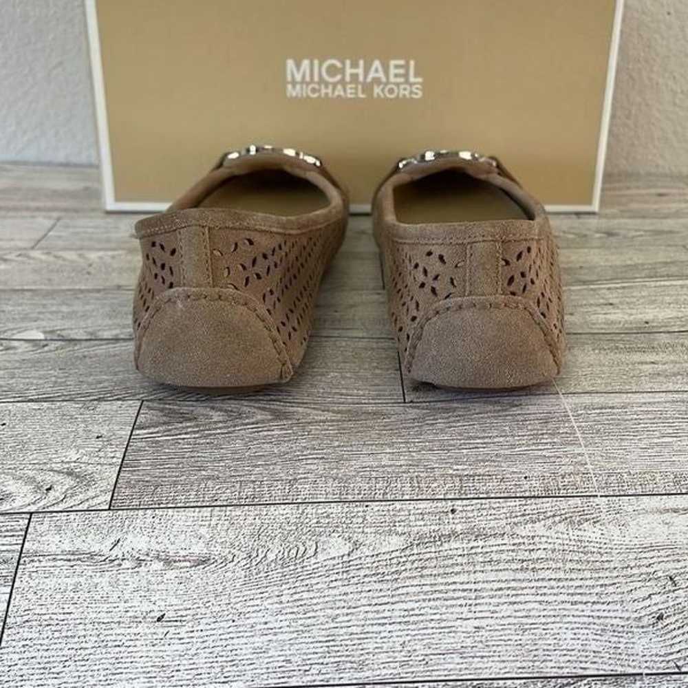 Michael Kors Nude Suede Flats Size 6M - image 4