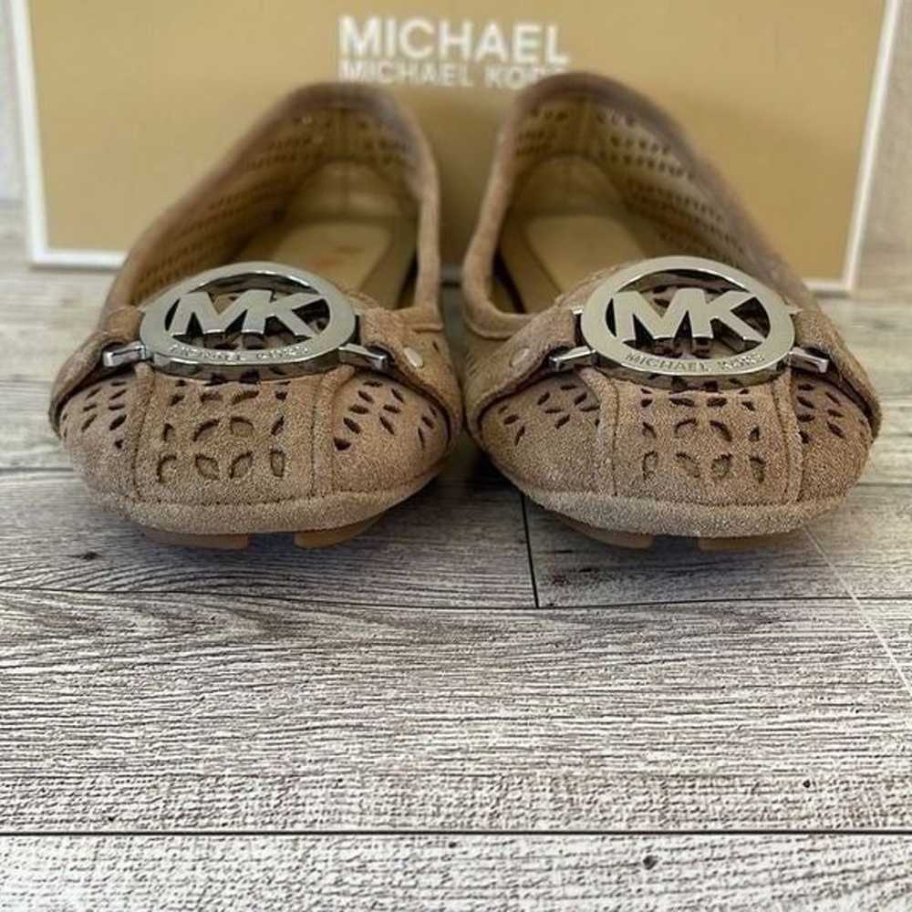 Michael Kors Nude Suede Flats Size 6M - image 6