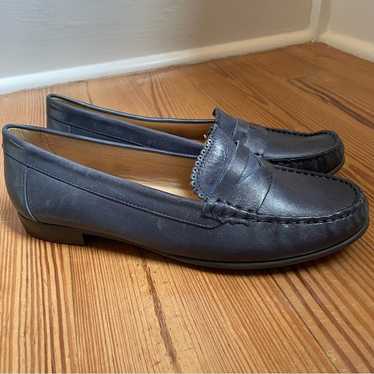 Jack Rogers navy leather loafer SIZE 10