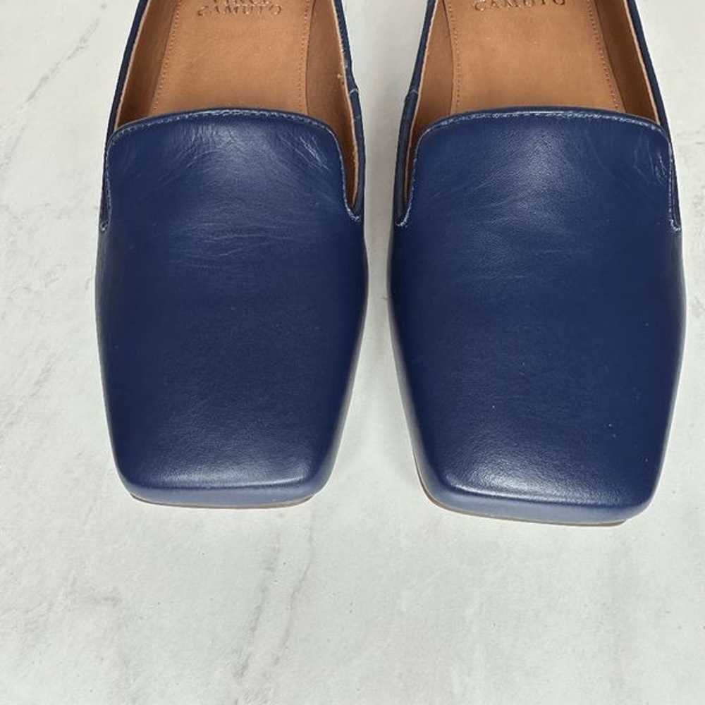 VINCE CAMUTO Navy Square Toe Slip on Loafer - image 5