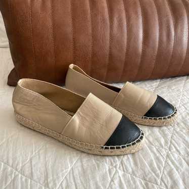 Office London  leather flat espadrillese - image 1