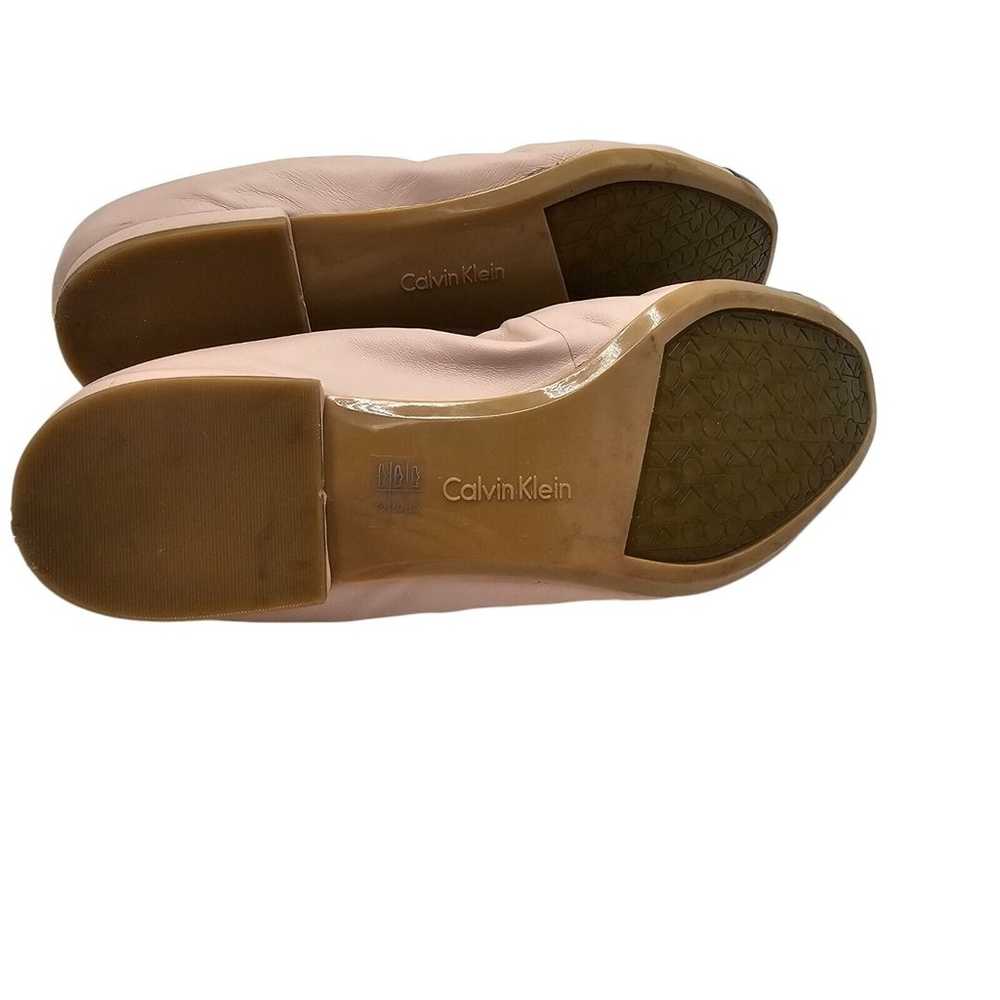 Calvin Klein Ballet Flats Women 10 Fiana Leather … - image 7