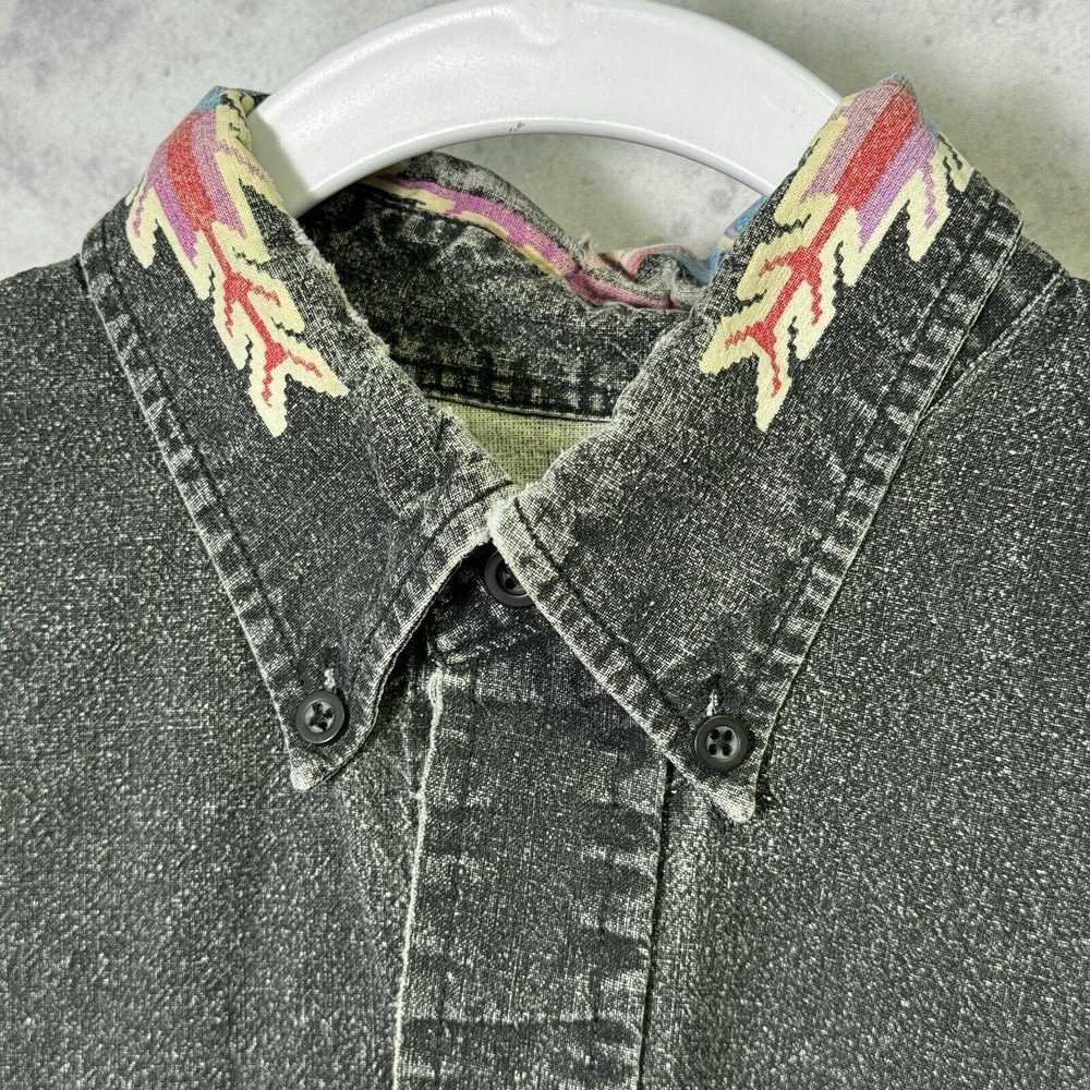 Vintage Pure Country Western Button Up Shirt Mens… - image 4