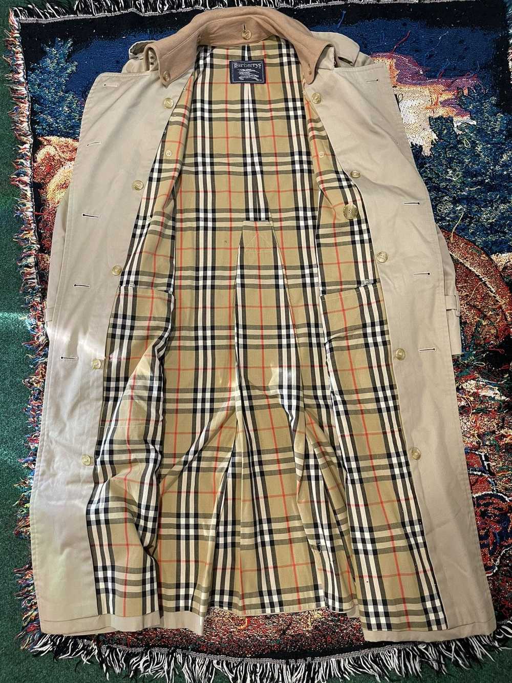 Burberry Vtg Burberrys Trench Coat - image 2